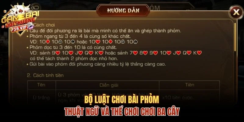 Thuật ngữ và thể lệ chơi chi tiết cho hội viên 